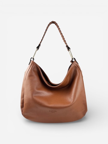 Sac bandoulière 'Eva' Cheval Firenze en beige : devant