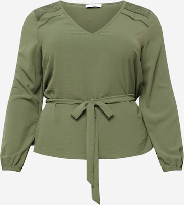 ABOUT YOU Curvy - Blusa 'Julika' en verde: frente