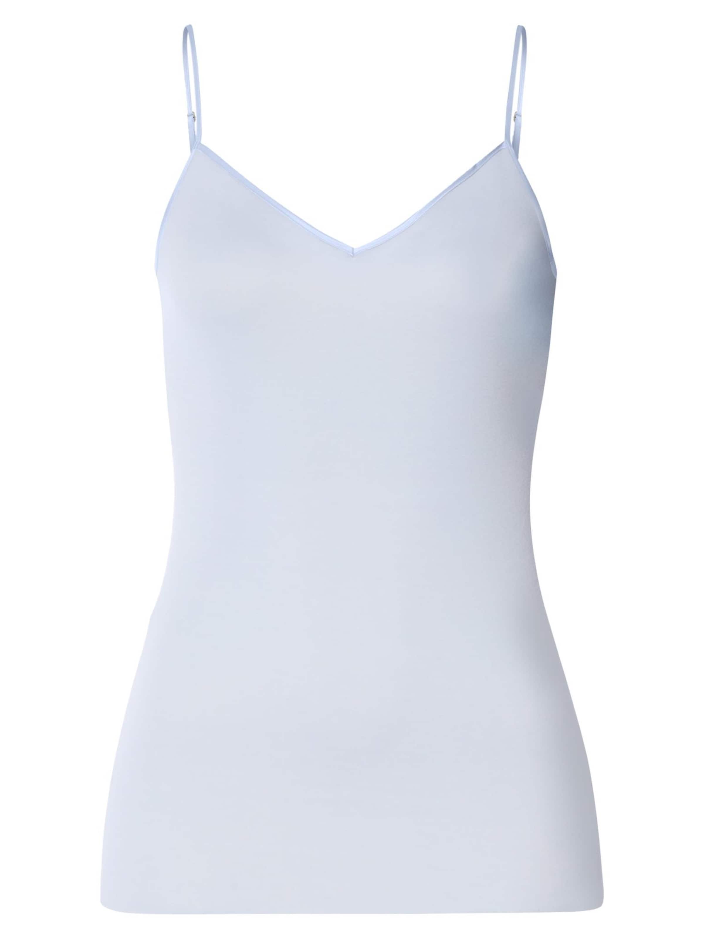 Hanro Undershirt 'Cotton Seamless' in Blue: front