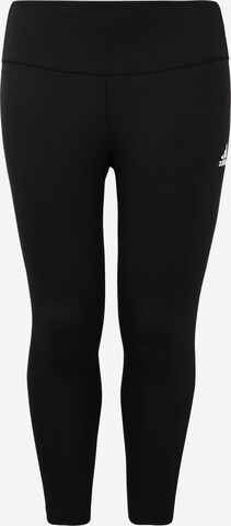 ADIDAS PERFORMANCE Skinny Spodnie sportowe w kolorze czarny: przód