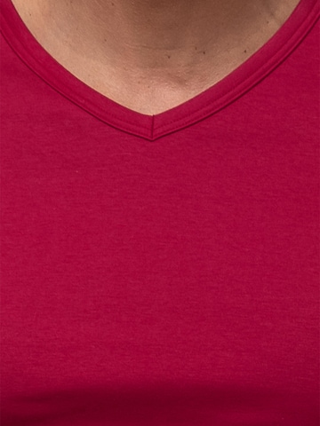 Mey Pyjama lang 'Graphic Stripes' in Rot