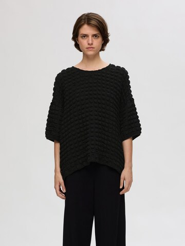 SELECTED FEMME Shirt in Zwart: voorkant