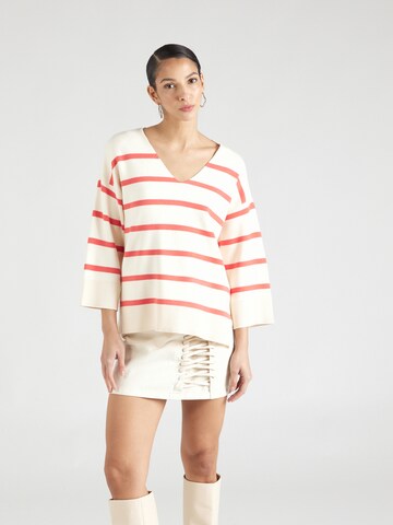 VERO MODA Sweater 'SABA' in Beige: front