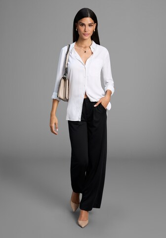 LAURA SCOTT Wide Leg Hose in Schwarz