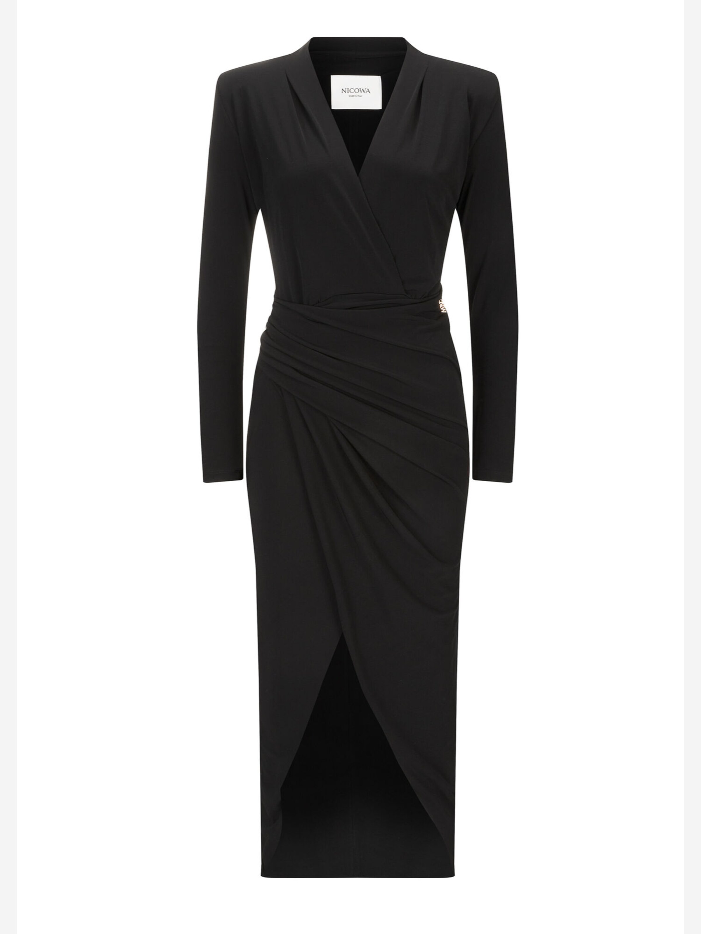 Nicowa Kleid 'Micima' in Schwarz: Vorderseite