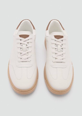 MANGO MAN Sneaker 'Metrolea' in Weiß