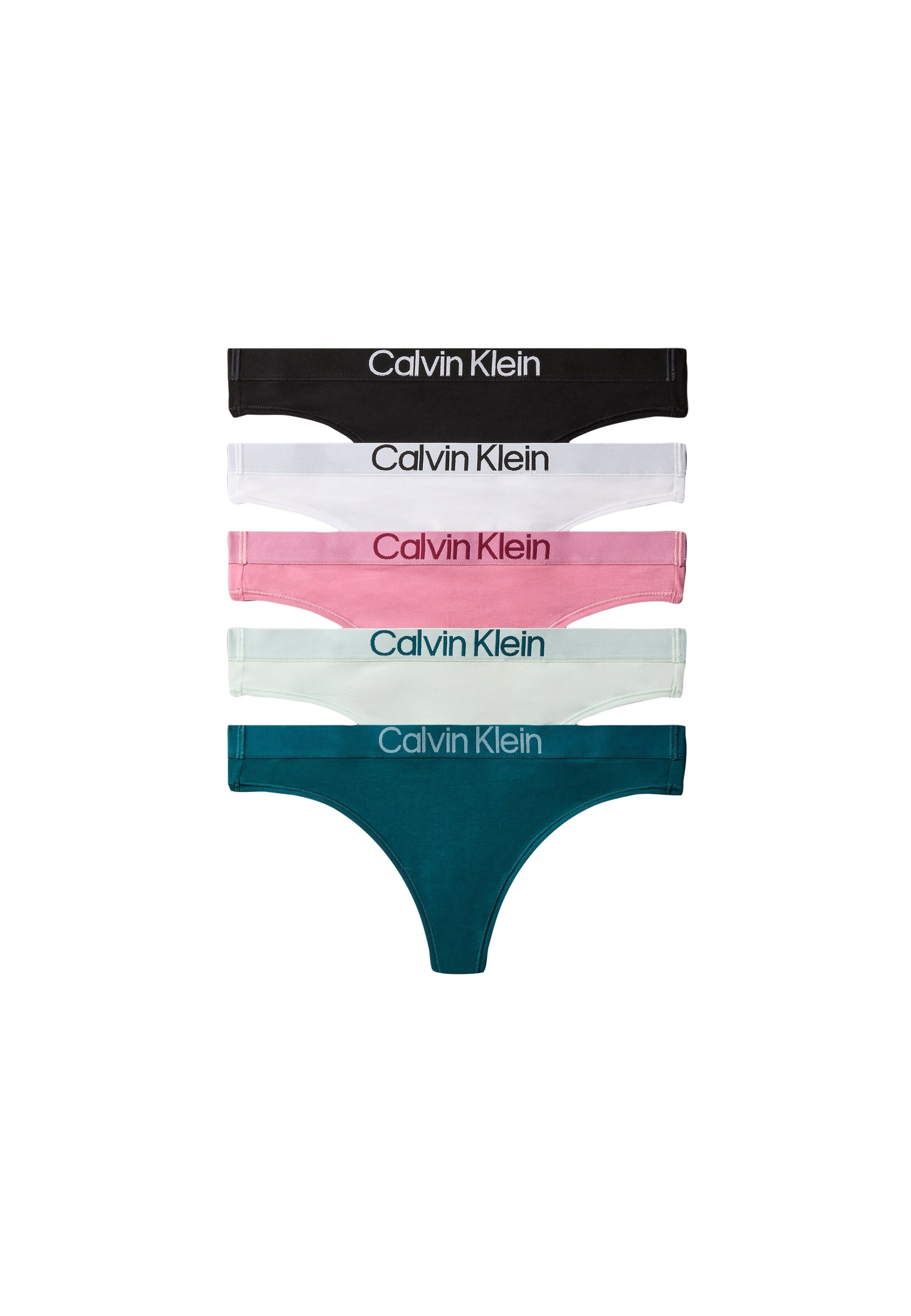 Tanga de la Calvin Klein Underwear pe verde: față