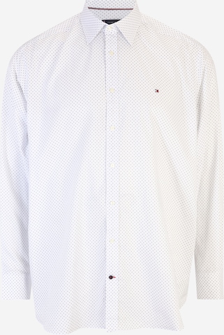 Tommy Hilfiger Big & Tall Regular fit Button Up Shirt in White: front