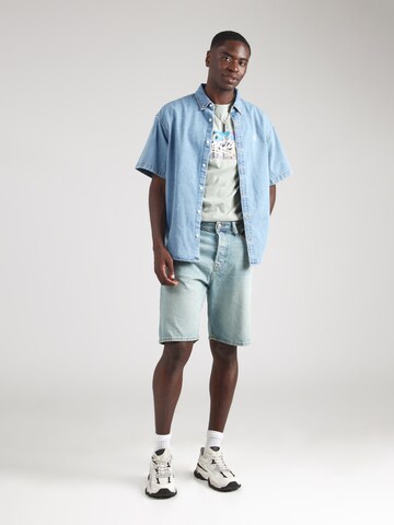 JACK & JONES Loosefit Jeans 'JJIALEX JJORIGINAL' in Blauw