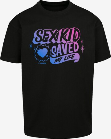 F4NT4STIC T-Shirt 'Sex Education Sex Kid Netflix TV Series' in Schwarz: predná strana