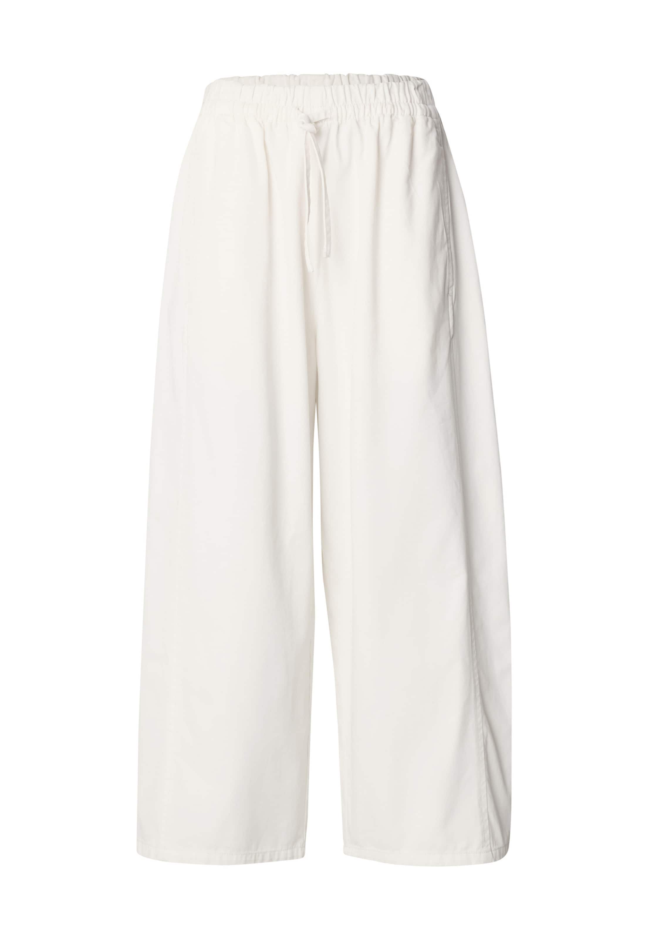Barrel Pantalon Urban Classics en blanc : devant