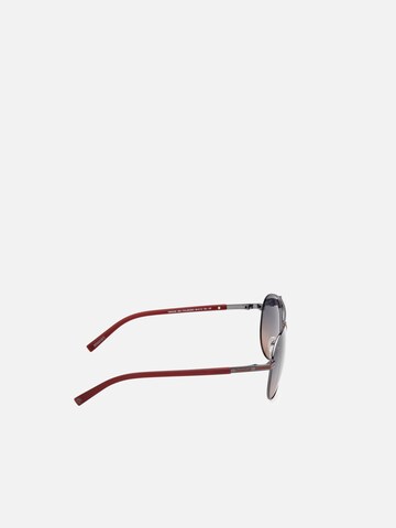 TIMBERLAND Zonnebril 'Timberland TB00039 Shiny gunmetal 60/15/135 MAN Sunglasses' in Grijs