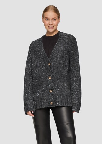 s.Oliver Strickjacke in Grau: Vorderseite