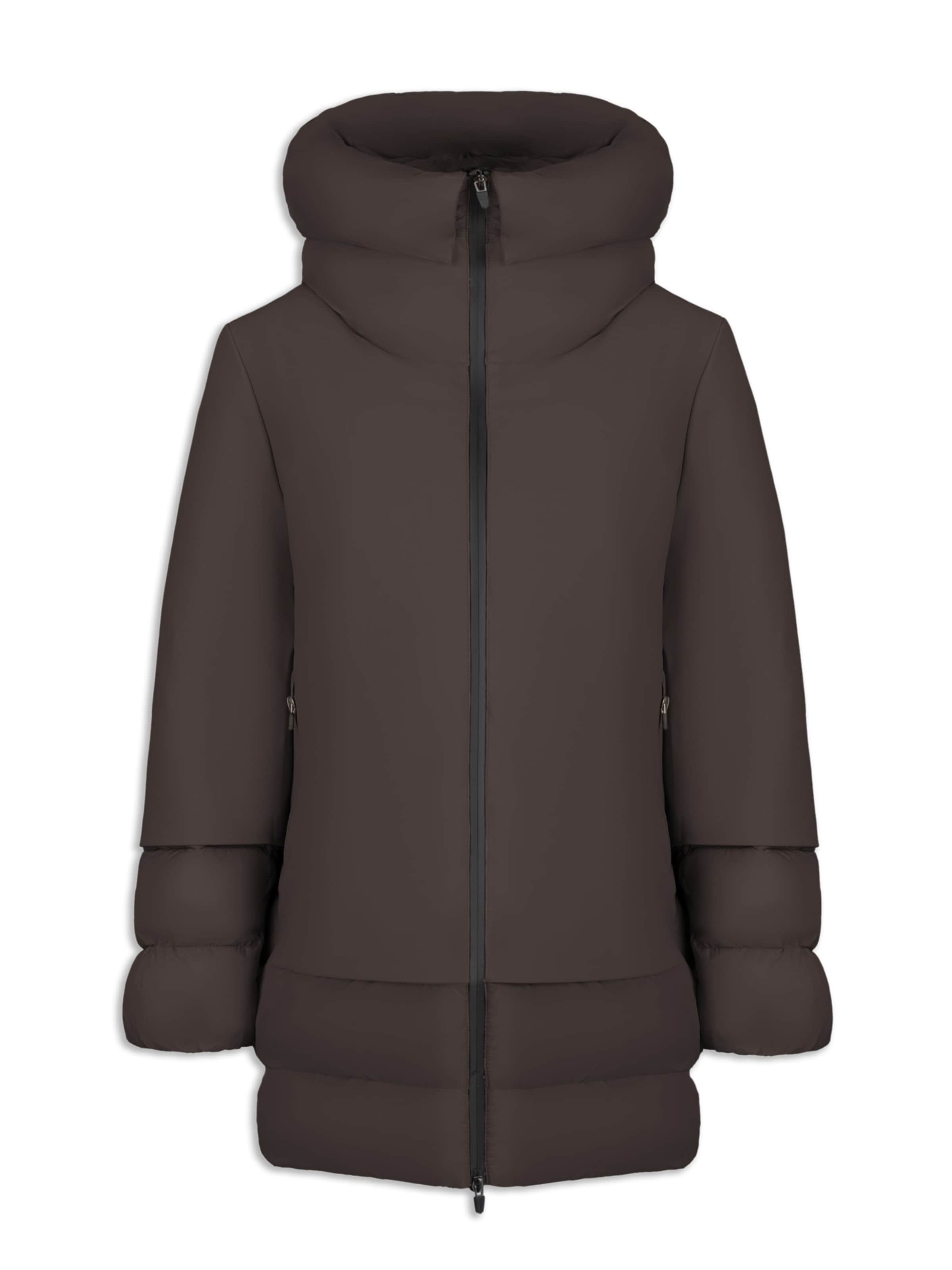 Canadian Classics Zimní parka ' BECANCOUR LONG ' – hnědá: přední strana
