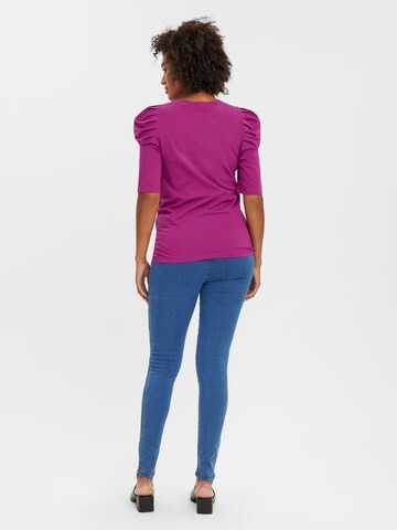 MAMALICIOUS Skinny Jeggings 'NEWJOPLIN' in Blau