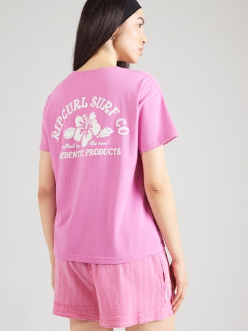 RIP CURL Футболка 'SURF PUFF PARTY PACK' в Ярко-розовый: спереди