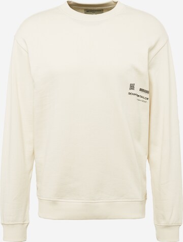 TOM TAILOR DENIM Sweatshirt in Beige: predná strana