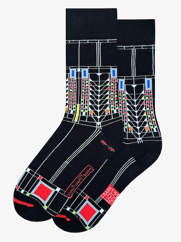MuseARTa Socks 'Frank Lloyd Wright - Tree of Life' in Blue: front