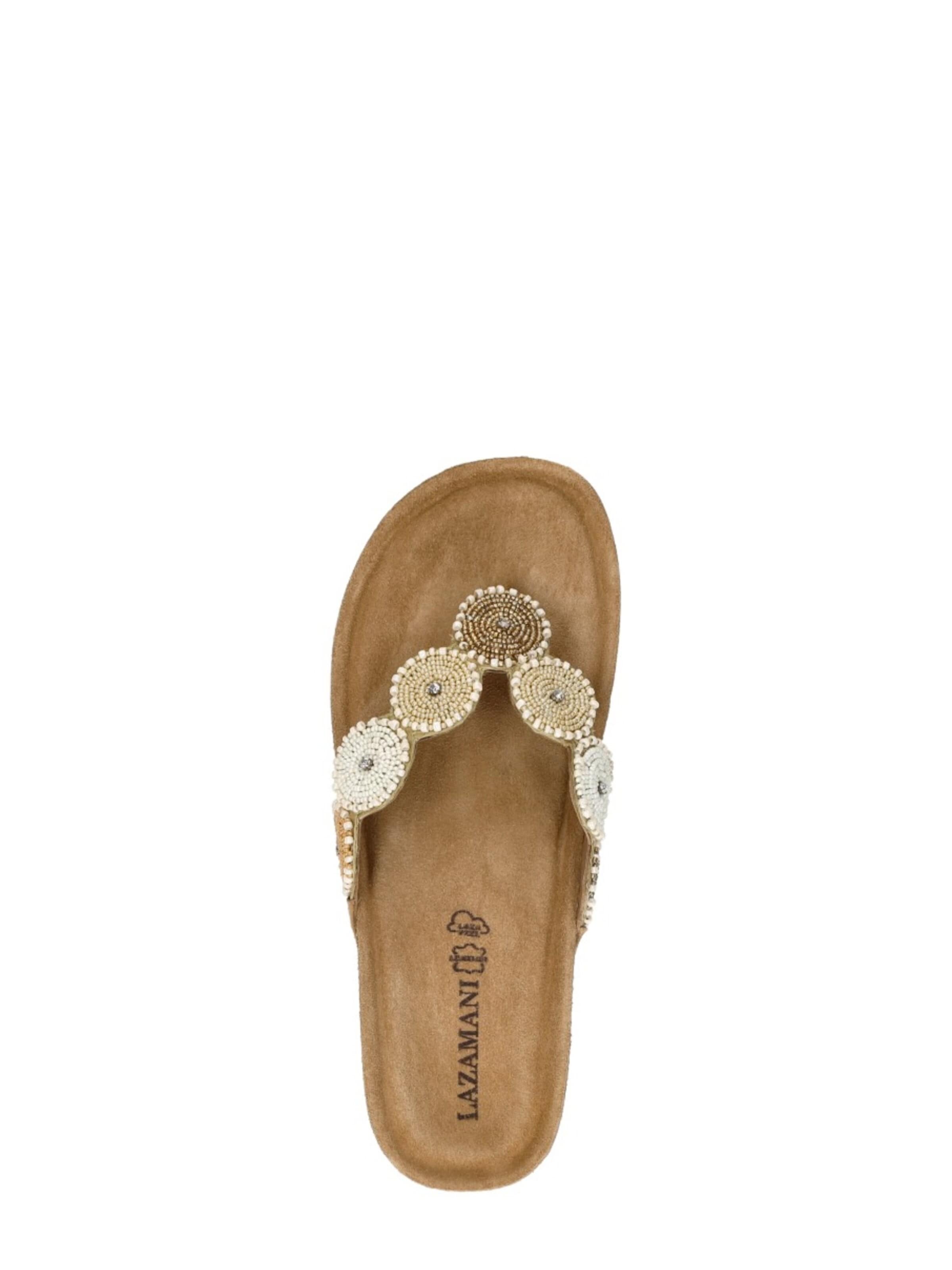 LAZAMANI Teenslipper 'Mare' in Beige