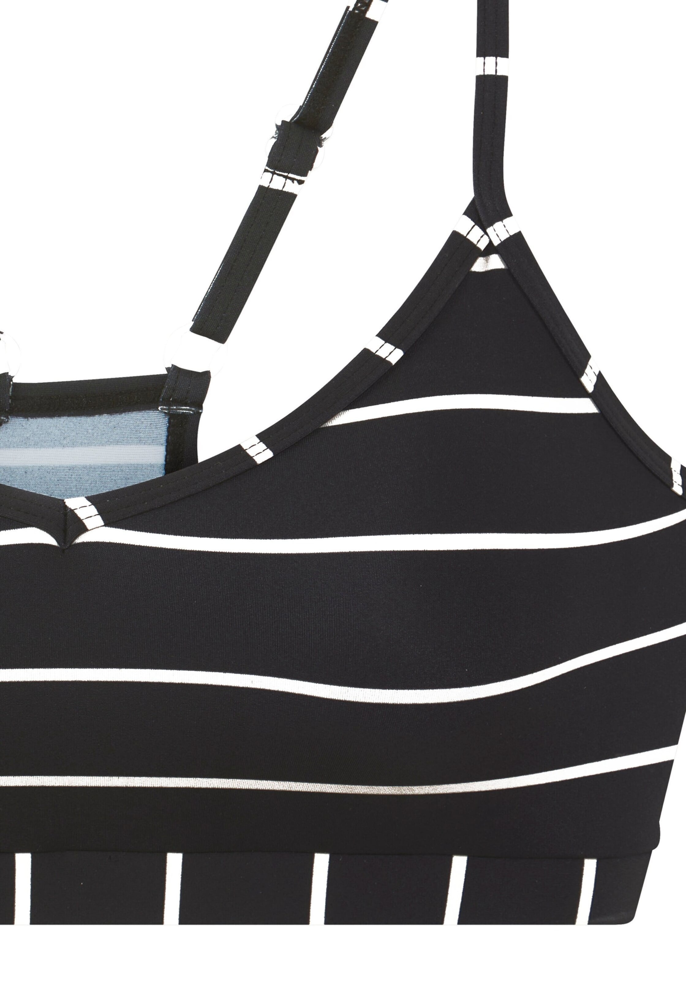 BENCH Bustier Bikini felső - fekete