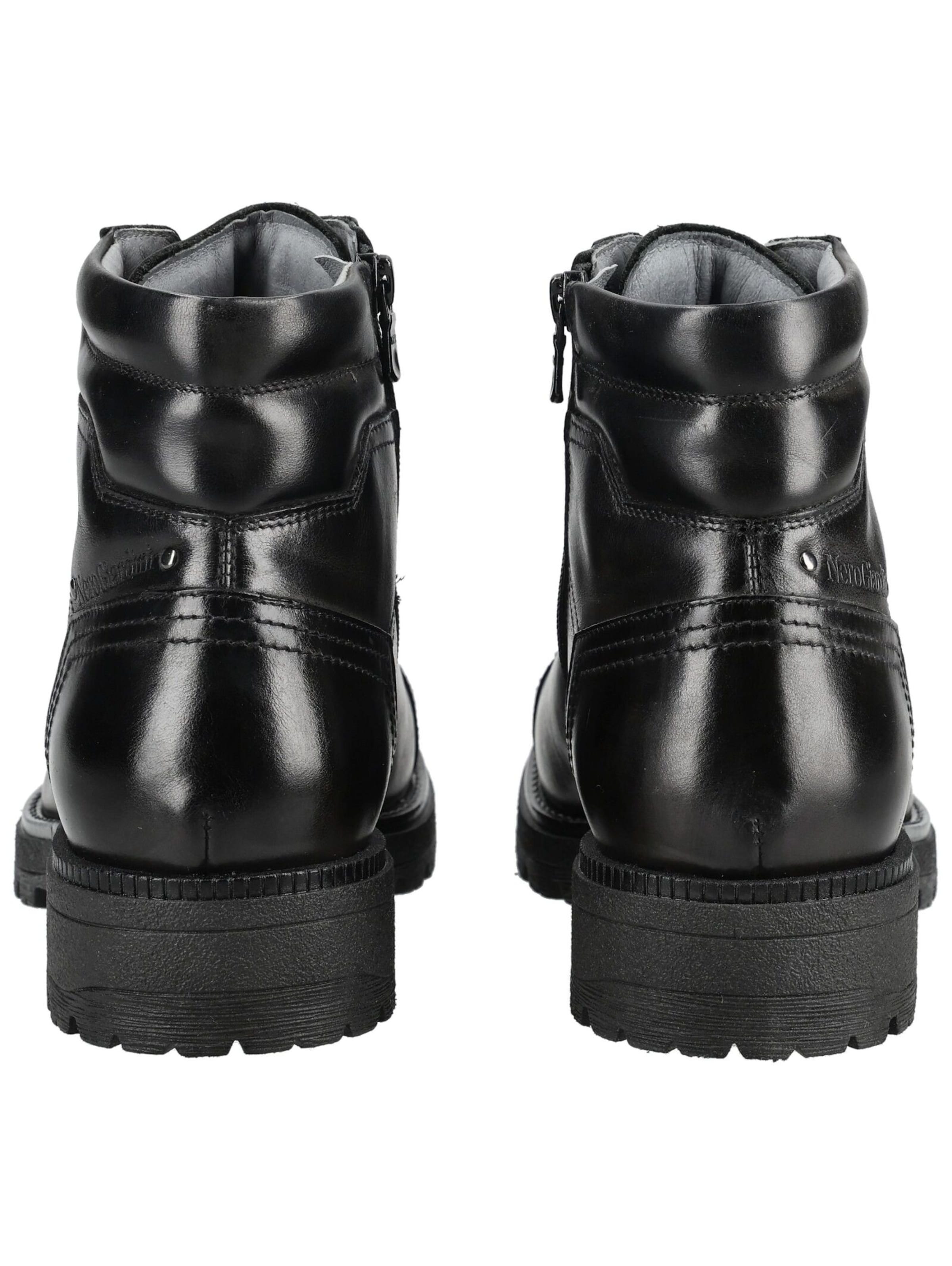 Bottes à lacets Nero Giardini en noir