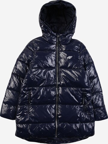 Veste outdoor 4F en bleu : devant