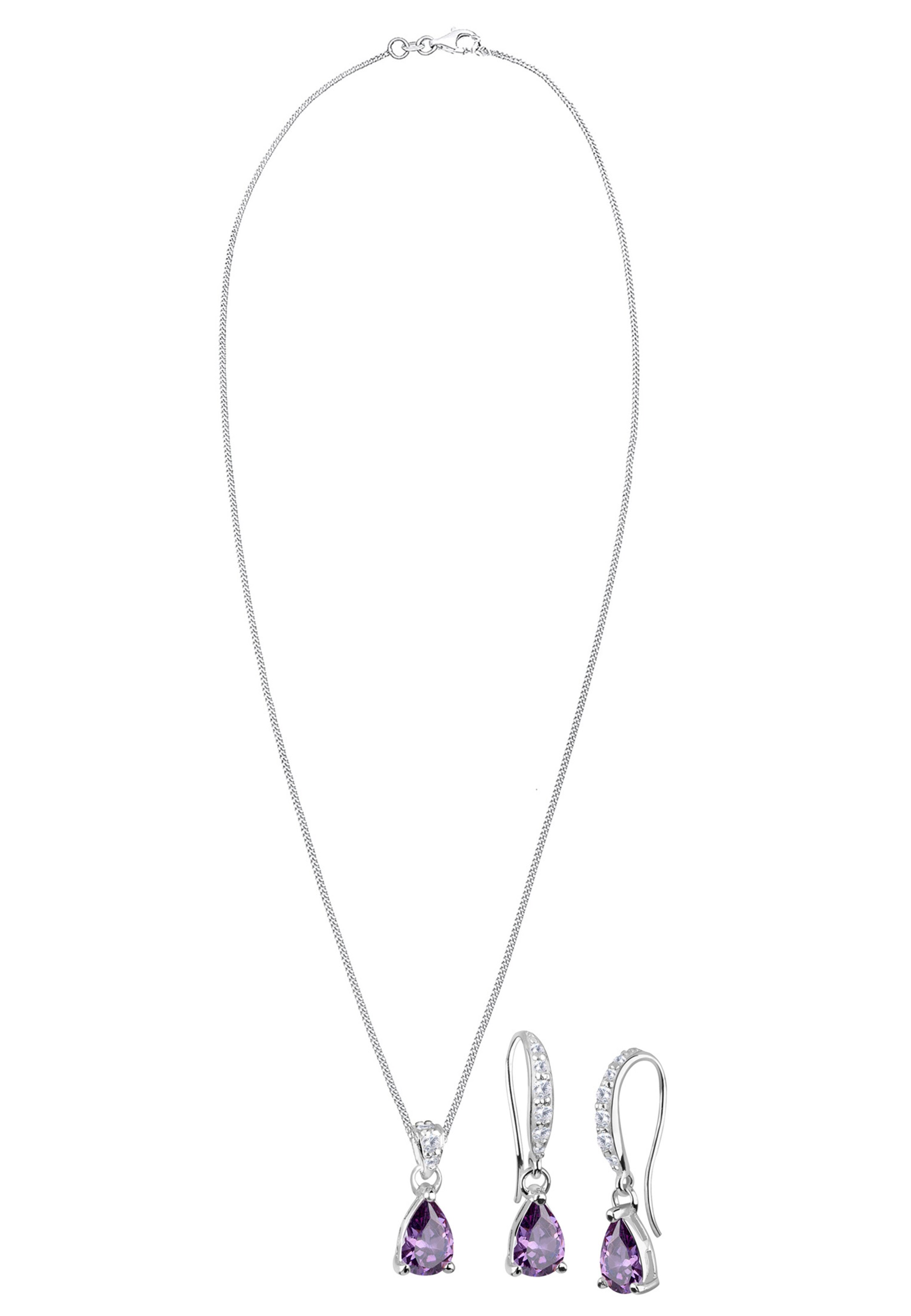 ELLI Jewelry set in Purple: front