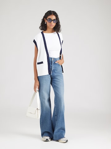 MORE & MORE Strickweste in Weiß