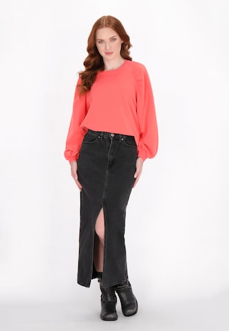 DreiMaster Vintage Sweatshirt 'Classic Look' in Orange