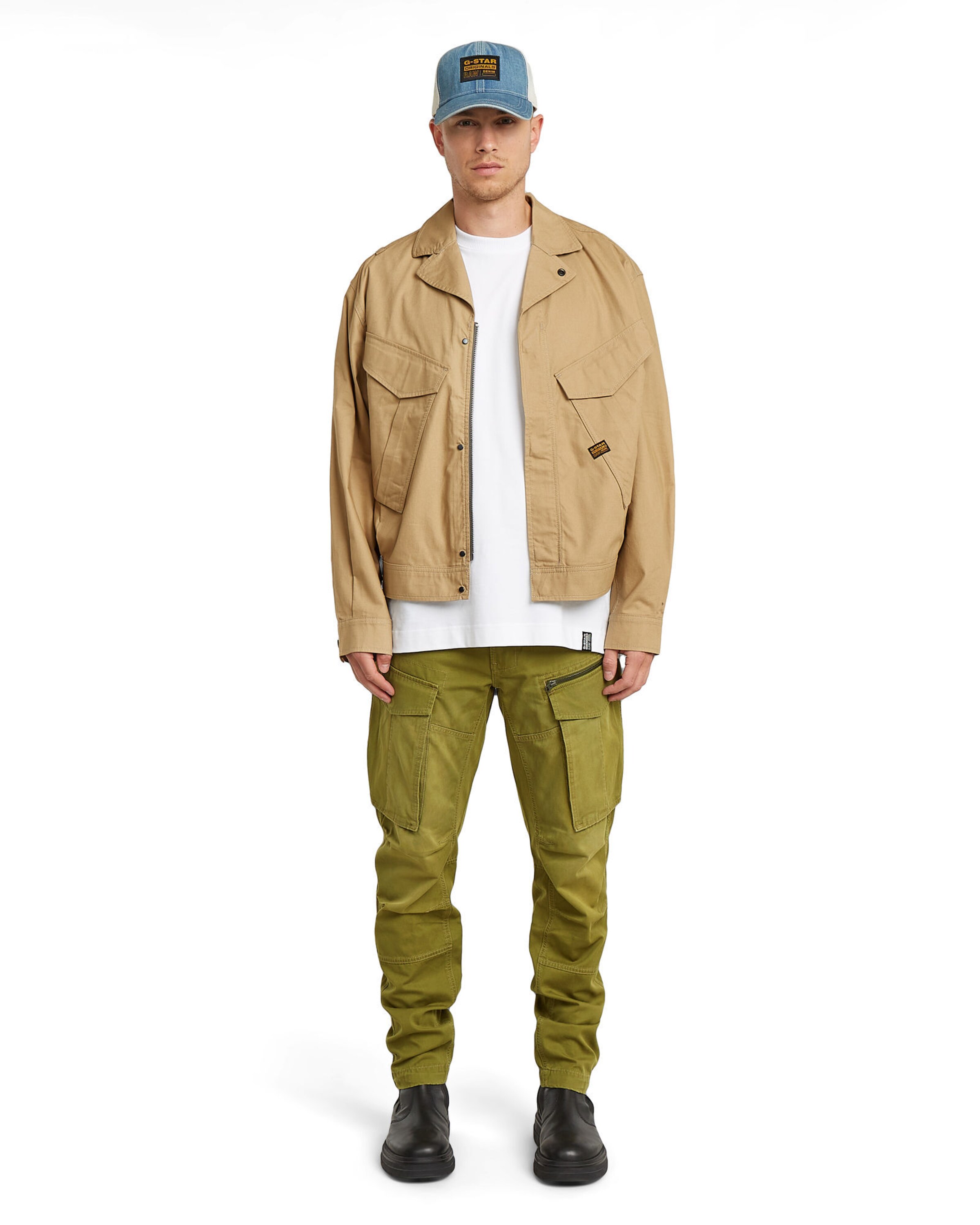 G-STAR Tapered Hose 'Army' in Grün