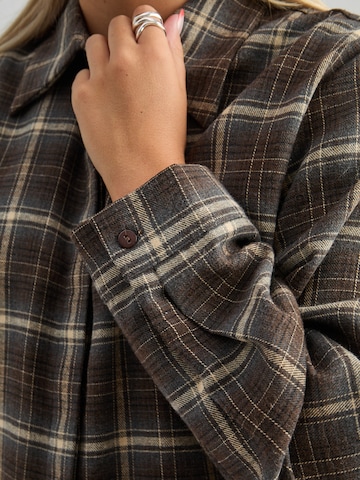 minus Blouse 'Regine' in Brown