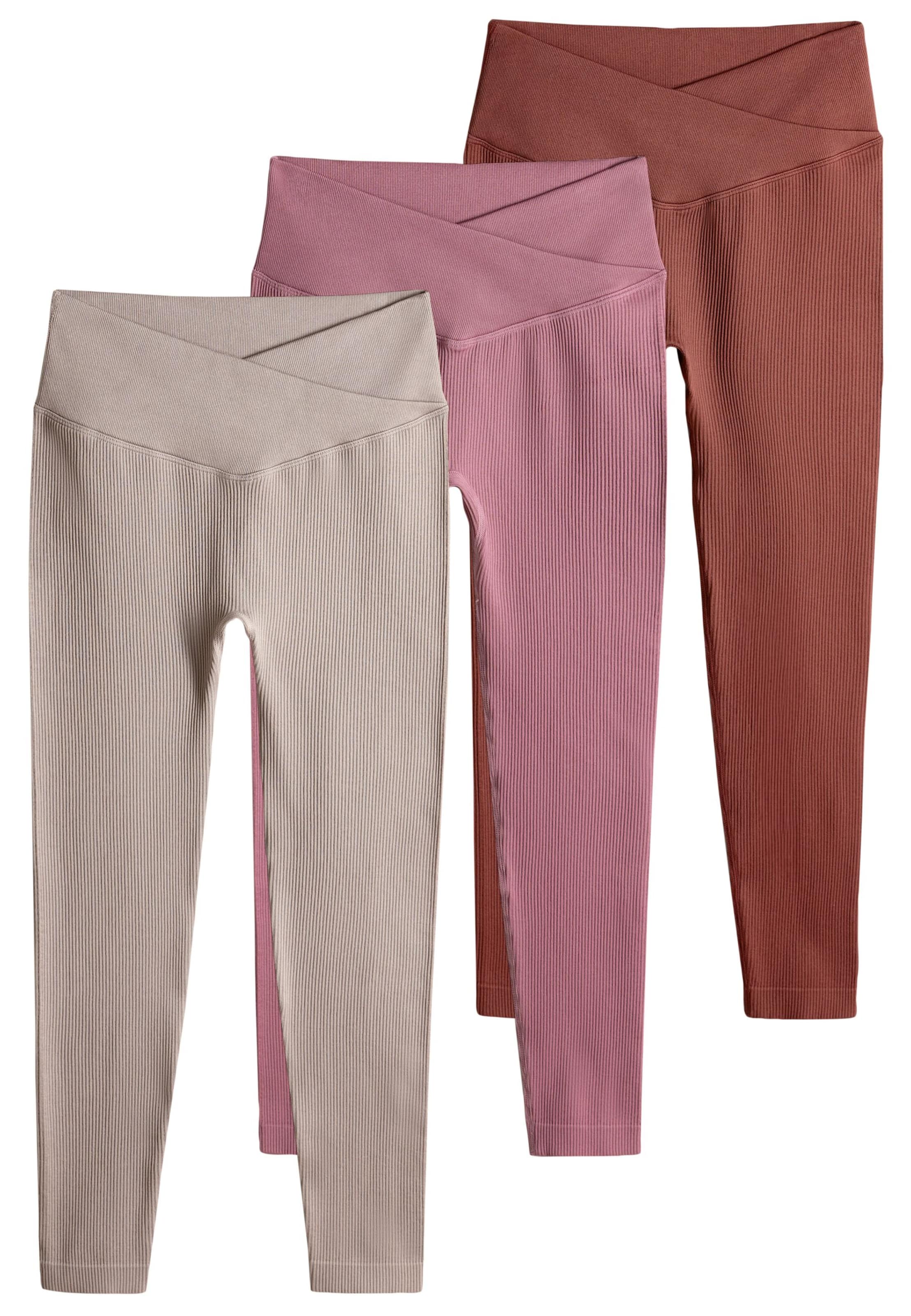 The Set Leggings in Auburn / Greige / Eosin, Item view