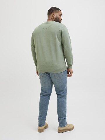 Jack & Jones Plus Sweatshirt 'JJBeau' in Green