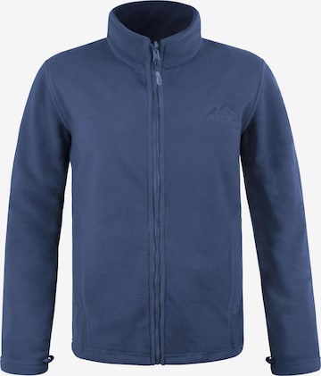 normani Athletic Fleece Jacket ' Laanila ' in Blue: front