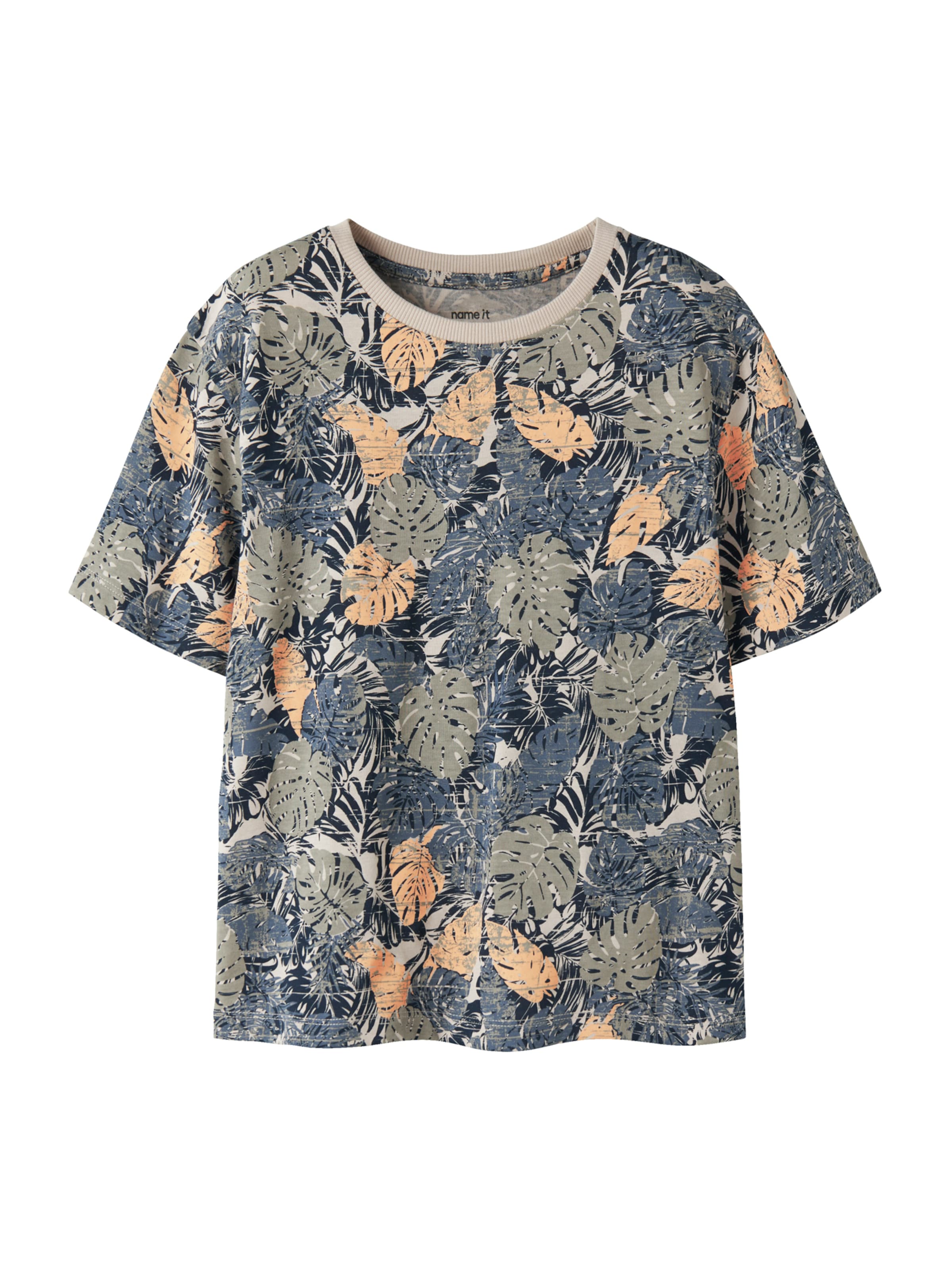 NAME IT T-shirt 'NKMVALTHER' i grå: framsida