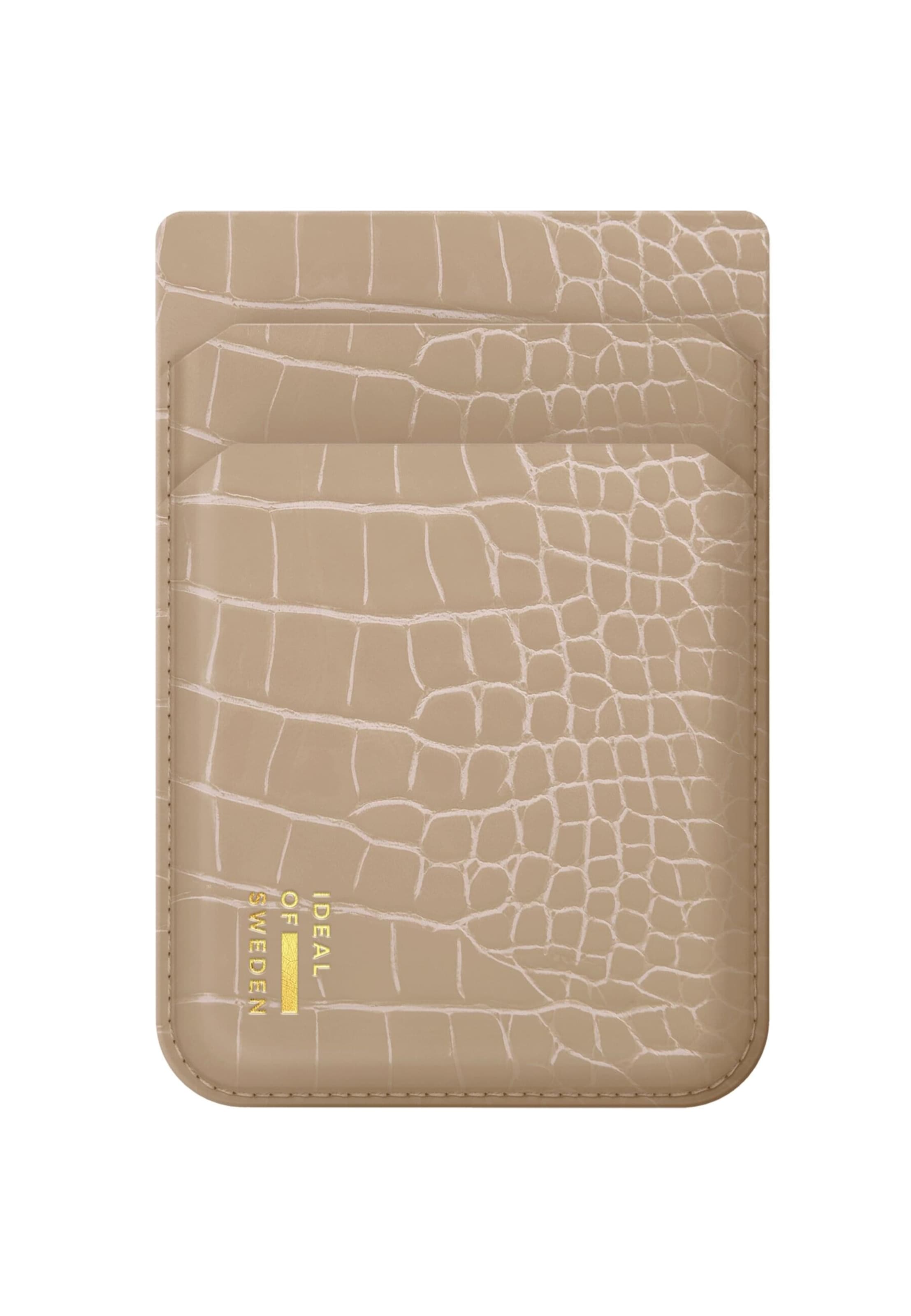 Protection pour smartphone iDeal of Sweden en beige : devant