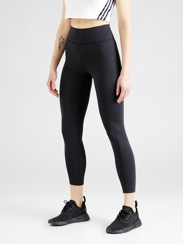 ADIDAS PERFORMANCE Skinny Workout Pants 'All Me Ess' in Black: front