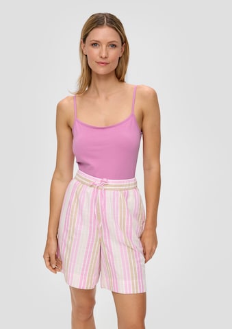 Haut s.Oliver en rose : devant