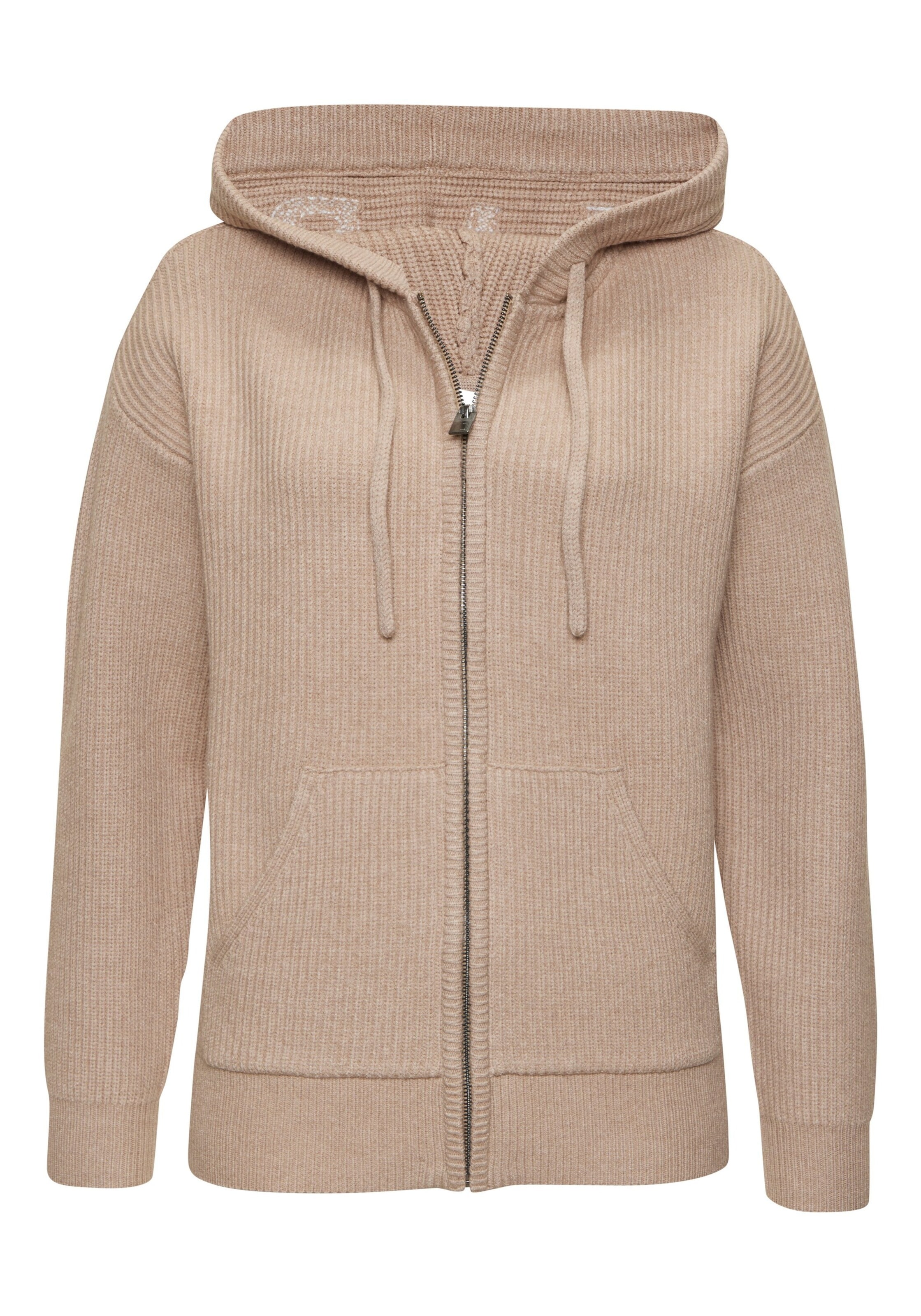 Cardigan Elbsand en marron : devant