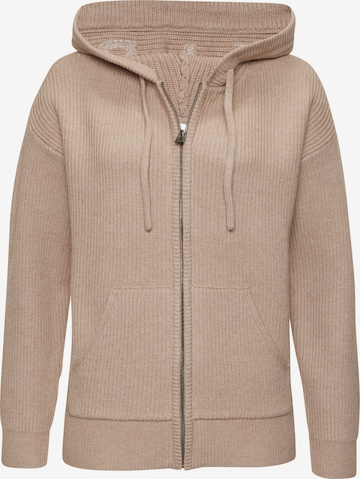 Cardigan Elbsand en marron : devant