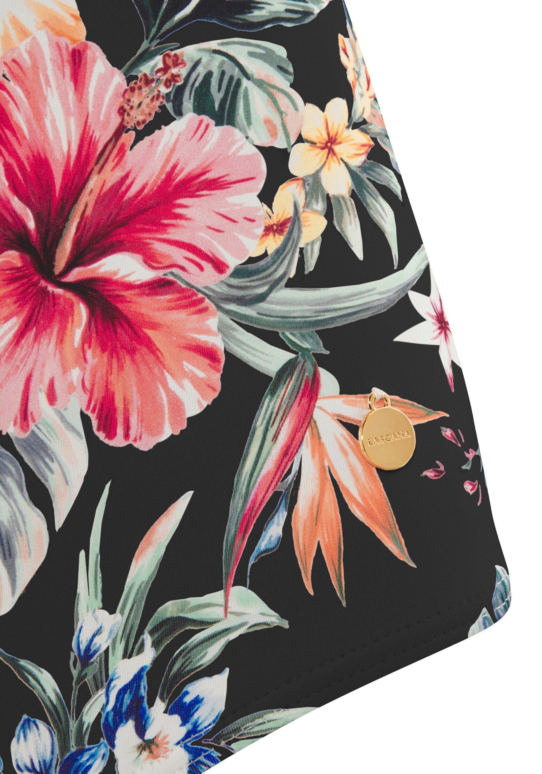 LASCANA Bustier Badedragt i sort