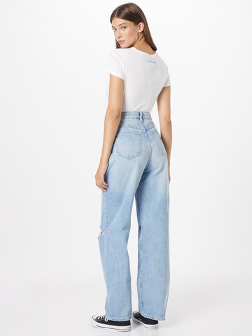 Wide leg Jeans 'CARRIE' de la Abrand pe albastru