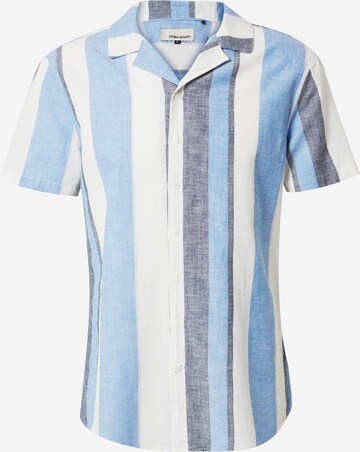 Chemise BLEND en bleu : devant