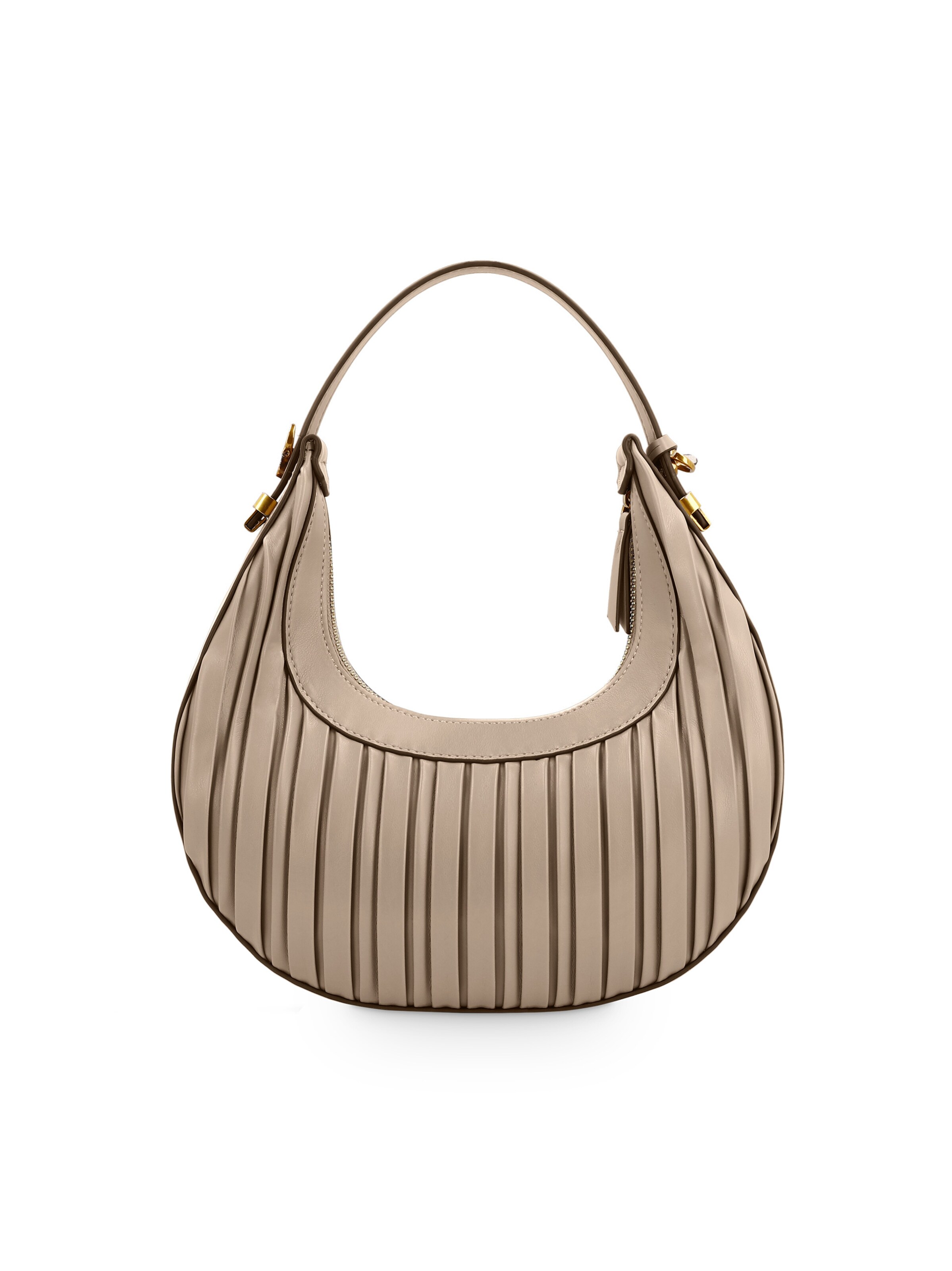 Picard Shoulder Bag ' Croissant ' in Beige