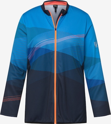 Ulla Popken Training Jacket in Blue: front