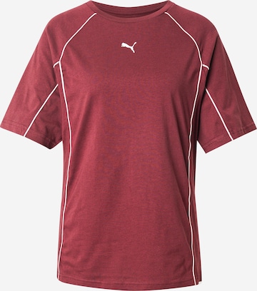 PUMA Функциональная футболка в Красный: спереди