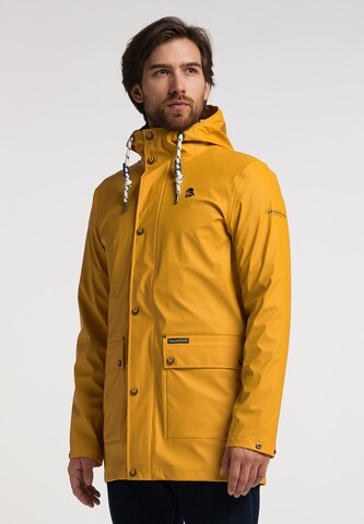 Schmuddelwedda - Parka meia-estação em amarelo: frente