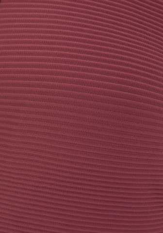 SUNSEEKER - Soutien de tecido Top de biquíni em vermelho