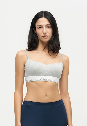 Bustier Soutien-gorge Calvin Klein Underwear en gris : devant