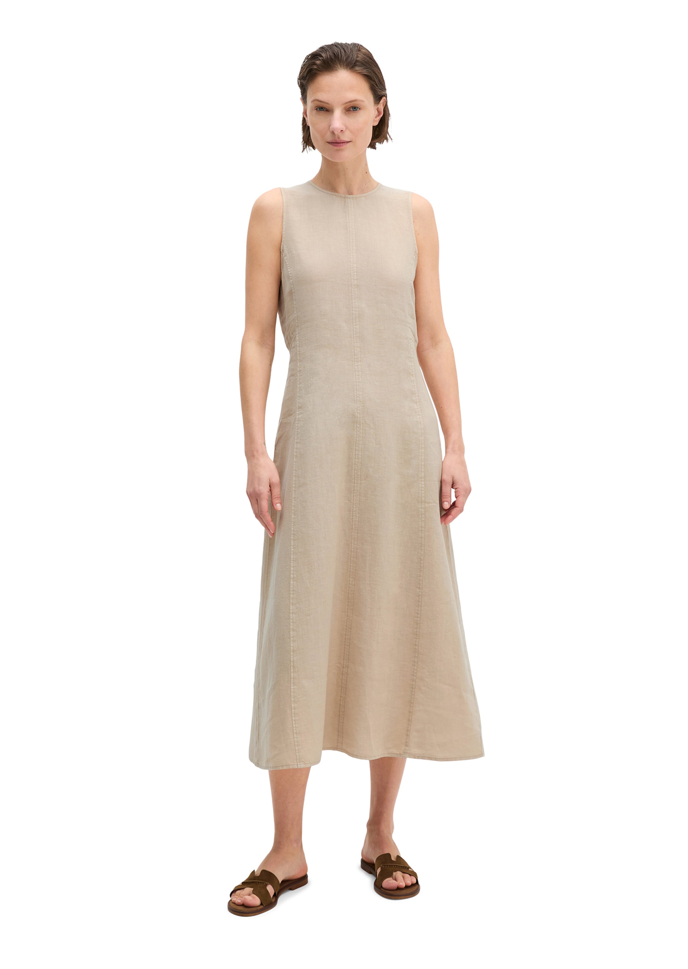 Marc O'Polo Jurk in Beige: voorkant